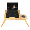 A laptop on a wooden lap desk with a mouse. Produktbild-Vorschau
