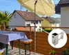 Porte-parasol en acier inoxydable pour balcons ronds et Voir les images du produit 2
