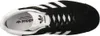 A top-down view of a black and white Adidas Gazelle sneaker. Produktbild-Vorschau