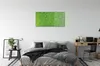 Glasbilder 140x70 Wandkunst Tropfen Blatt Makro Produktbild-Vorschau 3