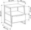 Skye Decor, Pal - Antracite, comodini e armadietti, Anteprima dell’immagine prodotto 3