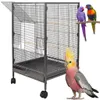 Große Vogelvoliere aus Metall 80 cm, Käfig für exotische Produktbild-Vorschau 1