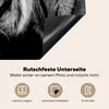 KitchenYeah© Herdabdeckplatte Tiger auf schwarzem Produktbild-Vorschau 5