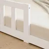 Homestyle4u Kinderbett 90x200 mit Rausfallschutz Weiß mit Produktbild-Vorschau 11