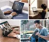 A collage of four images showing a Dux Ducis keyboard case for an iPad Pro in different use scenarios. Anteprima dell’immagine prodotto