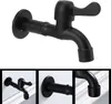 A black faucet mounted on a white wall, with close-up shots of its details below. Produktbild-Vorschau