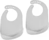 Relaxdays Lätzchen Baby, 2er Set, mit Auffangschale, Produktbild-Vorschau 1