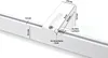 Close-up view of a white curtain rail bracket attached to a curtain rail, with dimensions indicated by lines and text. Produktbild-Vorschau