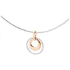 Anhänger 585 Gold Weißgold Rotgold bicolor 38 Diamanten Produktbild-Vorschau 2
