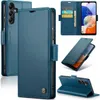 Galaxy A14 Case, kožené pouzdro s funkcí stojánku pro Náhled obrázku produktu 1