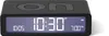 A black digital alarm clock with a digital display showing the time and alarm settings. Podgląd zdjęcia produktu