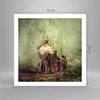 Poster - Poster ohne Rahmen - Elefant Dschungel Nebel - Produktbild-Vorschau 4