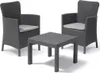 Allibert Lounge-Balkon-Möbel Salvador  3-tlg.-Set, Grau Produktbild-Vorschau 2