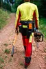 KOX Schnittschutzhose Stretch Elch 3.0 Rot/Gelb Größe 110 | Produktbild-Vorschau 4
