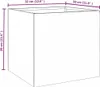 vidaXL Sadzarka 2 szt. 32x30x29 cm stal kortenowska Podgląd zdjęcia produktu 6