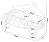 Hausbett 'Sotkamo' 90x200cm mit Rausfallschutz Kiefernholz Produktbild-Vorschau 7