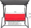 Auflagen für Hollywoodschaukel 170x50 + 170x50 cm Rot Produktbild-Vorschau 2