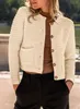 ASKSA Damen Strickjacke Rundhals Cardigan Knopfleiste Produktbild-Vorschau 4
