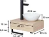 Lavabo da appoggio spesso + lavabo SOHO Anteprima dell’immagine prodotto 3