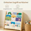 SONGMICS Kinderregal Bücherregal mit 4 Ebenen Sicher und Produktbild-Vorschau 4