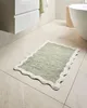 BELIANI Badematte Beige/Grün Baumwolle 60 x 90 cm Produktbild-Vorschau 2