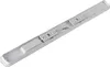 The image shows the underside of a long, linear LED light fixture, likely a housing or base, against a white background. Produktbild-Vorschau