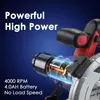 TEENO Scie circulaire laser sans fil 4000 RPM avec frein Voir les images du produit 6