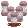 5 x ALIZE Diva 354 Rose mit Label Produktbild-Vorschau 1