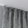 Dekoria Vorhang mit flämischen 2-er Falten, grau, 70 x 100 Produktbild-Vorschau 4