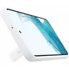 A white phone case with a kickstand is shown at an angle against a white background. Voir les images du produit