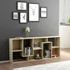 vidaXL Regál Sonoma Dub 67x24x161 cm odvodený výrobok z Náhľad obrázku produktu 3