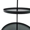 Etagere Paris schwarz 48x30 rund Metall 3 Schichten Produktbild-Vorschau 4