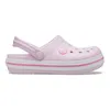 A single light pink Crocband clog for kids is shown against a white background. Produktbild-Vorschau