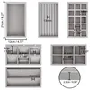 Belle Vous 6er Pack Stapelbarer Schmuck Organizer aus Produktbild-Vorschau 2