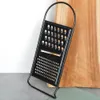 Grattugia da cucina, acciaio, nera, piatta, 3 lame, 28,5 cm Anteprima dell’immagine prodotto 3