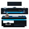 Abrihome TV-Wandschrank Couchtisch Set mit Schubladen und Produktbild-Vorschau 1