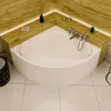 ECOLAM Badewanne Eckbadewanne Acrylwanne SELMA 150 x 150 cm Produktbild-Vorschau 6