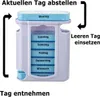 Tablettenbox Pillenturm für 7 Tage und 4 Einnahmezeiten, Produktbild-Vorschau 12