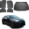 Fußmatten & Kofferraumwanne Set für Toyota C-HR 2016-2025 Produktbild-Vorschau 1
