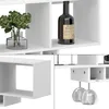 Weinglasregal Vicco Vin Weiß mit Glashalter, Model 50139 Produktbild-Vorschau 6