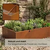 osoltus Pflanzkübel Hochbeet 200x100x43cm Corten-Stahl Produktbild-Vorschau 5