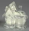 LED Deko Haus Winterhaus H. 16cm aus Acryl mit Licht Produktbild-Vorschau 1