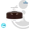tecuro DESIGN-Hahnrosette 1 Zoll Ø 34 mm x Ø 67 mm x 35 mm Produktbild-Vorschau 5