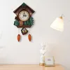 Kuckucksuhr Baumhaus Wanduhr Kunst Vintage Dekoration für Produktbild-Vorschau 2