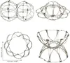 4D Mandala dekoratives Drahtgeflecht silber Set Produktbild-Vorschau 4