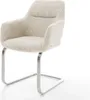 DELIFE Freischwinger Pejo-Flex Cord Beige Freischwinger Produktbild-Vorschau 6
