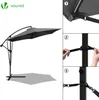 VOUNOT® 300 cm Ampelschirm, Sonnenschirm mit Windsicherung Produktbild-Vorschau 7