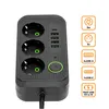 Rallonge multiprise KOBI LINEA PRO Noir 3 compartiments Voir les images du produit 4