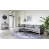 Couchtisch >Venezia< in Schwarz, Glas - 70x40x70cm Produktbild-Vorschau 6