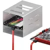 deleyCON SATA 3 Nylon Kabel 60cm 90° gewinkelt 6 Gbit/s - Produktbild-Vorschau 5